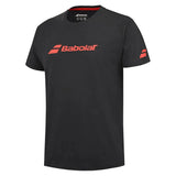 Men's Exercise Babolat Tennis Tee-Apparel-Babolat-112773-2000_BLACK-L-Tennis Express