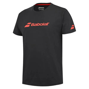 Men's Exercise Babolat Tennis Tee-Apparel-Babolat-112773-2000_BLACK-L-Tennis Express