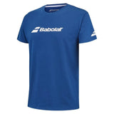 Men's Exercise Babolat Tennis Tee-Apparel-Babolat-112773-4118_SOLIDATE_BLUE-L-Tennis Express