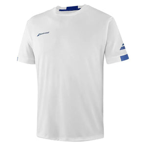 Mens Crew Neck Tennis Top-Apparel-Babolat-112774-1000_WHITE-L-Tennis Express