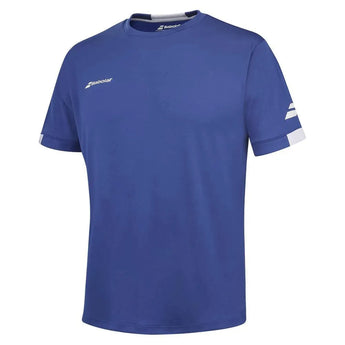 Boys' Play Crew Neck Tennis Top-Apparel-Babolat-112775-4118_SOLIDATE_BLUE-L-3-[Sku]-Tennis Express