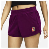 Womens Heritage Mid-Rise Tennis Shorts Sangria-Apparel-Nike-113063-DEFAULT-L-Tennis Express