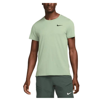 Mens Dri-Fit Slam Tennis Top-Apparel-Nike-113076-370_JADE_HORIZONBLK-L-Tennis Express