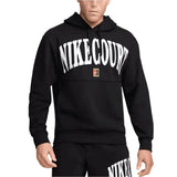Mens Heritage Dri-Fit Fleece Tennis Hoodie-Apparel-Nike-113090-010_BLACKWHITE-L-Tennis Express