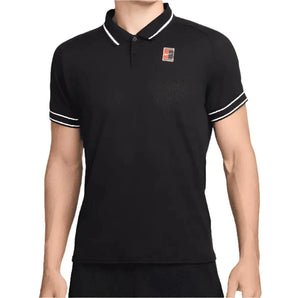 Mens Heritage Tennis Polo-Apparel-Nike-113092-010_BLACKWHITE-L-Tennis Express