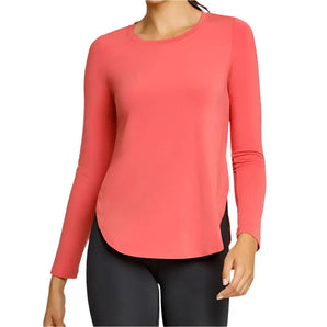 Women's Panem Long Sleeve Tennis Top Cherry Rose-Apparel-Tail-113125-DEFAULT-L-1-[Sku]-Tennis Express