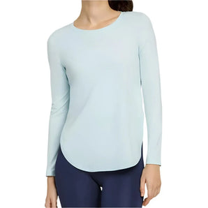 Women's Panem Long Sleeve Tennis Top Blue Glow-Apparel-Tail-113126-DEFAULT-L-1-[Sku]-Tennis Express