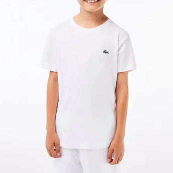 Boys' Breathable Cotton Blend Tennis Jersey-Apparel-Lacoste-113217-001_WHITE-L-Tennis Express