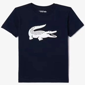 Boys' Oversized Croc Tennis Tee-Apparel-Lacoste-113218-166_MARINE-L-Tennis Express