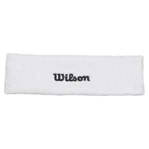 Unisex Logo Headband-Accessories-Wilson-113516-BT_WHITE-L-Tennis Express