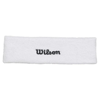 Unisex Logo Headband-Accessories-Wilson-113516-BT_WHITE-L-Tennis Express