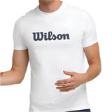 Men's Easy Street Tee-Apparel-Wilson-113523-BT_WHITENV-L-Tennis Express
