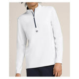 Men's Elevate Performance 1/2 Zip Long Sleeve-Apparel-Wilson-113526-BT_WHITE-L-Tennis Express