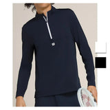 Men's Elevate Performance 1/2 Zip Long Sleeve-Apparel-Wilson-113526-DEFAULT-L-Tennis Express
