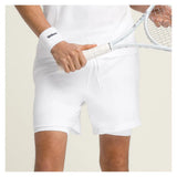 Men's Doubleday 7 Inch Short-Apparel-Wilson-113529-BT_WHITE-L-Tennis Express