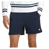 Men's Volley 6 Inch Tennis Short-Apparel-Wilson-113533-CLASSIC_NAVY-L-Tennis Express