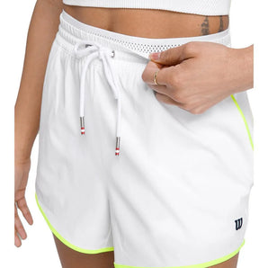 Women's Bowery Court Tennis Short-Apparel-Wilson-113608-BT_WHITE-L-2-[Sku]-Tennis Express