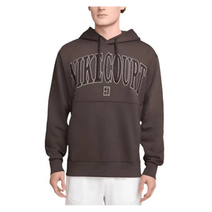 Men's Heritage Dri-FIT Fleece Tennis Hoodie-Apparel-Nike-113623-237_BAROQUE_BROWN-L-Tennis Express