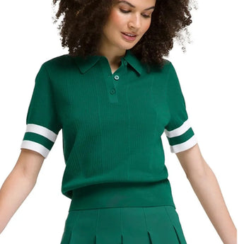 Women's Essex Polo-Apparel-Wilson-113630-CLUB_GREEN-L-Tennis Express