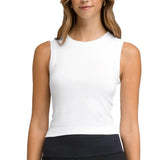 Women`s Pro Seamless Tank-Apparel-Wilson-113632-BT_WHITE-L-Tennis Express