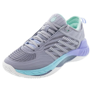 Women's Hypercourt Supreme 2 Tennis Shoes Lilac Gray and Nimbus Cloud,Footwear,K-Swiss,5,,Tennis Express,113879-DEFAULT-L