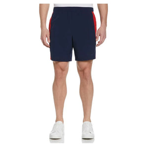 Men's Blocked Pull-On Tennis Short Peacoat-Apparel-Grand Slam-113963-DEFAULT-L-Tennis Express