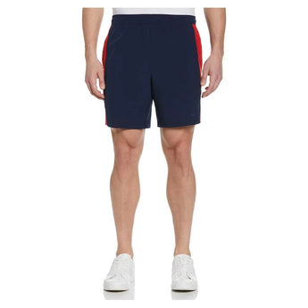 Men's Blocked Pull-On Tennis Short Peacoat-Apparel-Grand Slam-113963-DEFAULT-L-Tennis Express