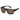 Men`s Active Mirror Sunglasses Matte Black and Brown