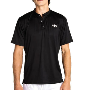 Men's Essential Henley-Apparel-Diadem-114112-BLACK-L-Tennis Express