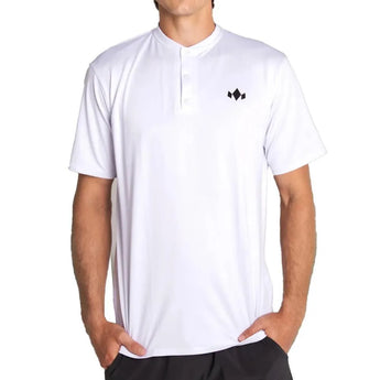 Men's Essential Henley-Apparel-Diadem-114112-WHITE-L-Tennis Express
