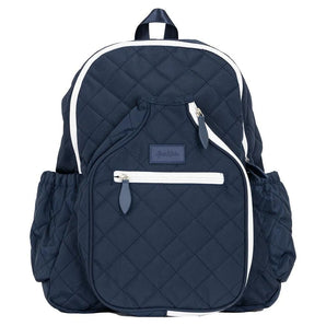 Women's Pickleball Time Quilted Backpack-Bags-Ame and Lulu-115291-4_QUILTED_NAVYWT-L-Tennis Express