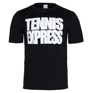 Unisex Tennis Express Performance Tee Black-Apparel-Tennis Express-115310-DEFAULT-L-Tennis Express