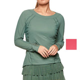 Women's Her Majesty Long Sleeve Tennis Top-Apparel-Bobbe-115349-DEFAULT-l-Tennis Express