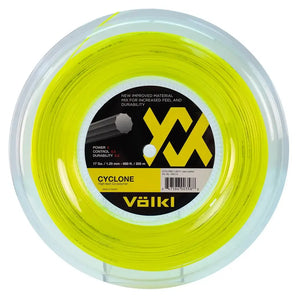 Cyclone 17G Neon Yellow Tennis String Reel-Strings-Volkl-119243-1-Tennis Express