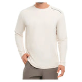 Men's Jet Long Sleeve Tennis Top Sand, BloqUV, Sand, Tennis Express, 12002-SNDF26-SAND-1