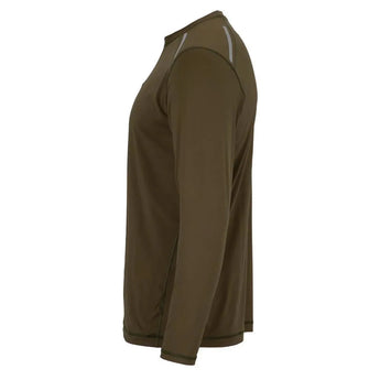 Men's Jet Tee Long Sleeve Tennis Top-Apparel-BloqUV-12002-Smoke-3-Tennis Express