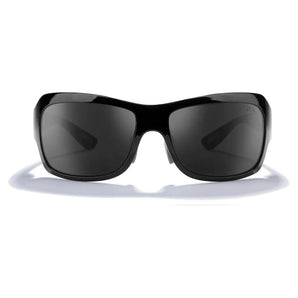 Nucla Plant-Based Wrap Polarized Sunglasses Gloss Black and Dark Grey-Accessories-Zeal Optics-12021-2-2-[Sku]-Tennis Express