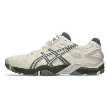 Unisex GEL-Resolution 5 Tennis Shoes Cream and Clay Grey,Footwear,Asics,,,Tennis Express,1203A901_100_3