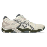Unisex GEL-Resolution 5 Tennis Shoes Cream and Clay Grey,Footwear,Asics,,,Tennis Express,1203A901_100_4