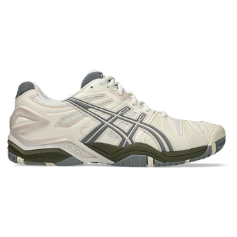 Unisex GEL-Resolution 5 Tennis Shoes Cream and Clay Grey,Footwear,Asics,,,Tennis Express,1203A901_100_4