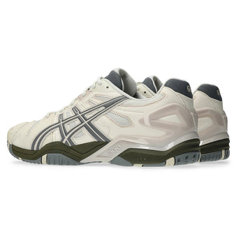 Unisex GEL-Resolution 5 Tennis Shoes Cream and Clay Grey,Footwear,Asics,,,Tennis Express,1203A901_100_6