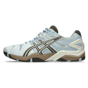 Unisex GEL-Resolution 5 Tennis Shoes Storm Cloud and Sepia Brown,Footwear,Asics,,,Tennis Express,1203A901_400-1