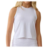 Women's Rally Tennis Tank White, Bobbe, White, Tennis Express, 124-001BF26-WHITE-1