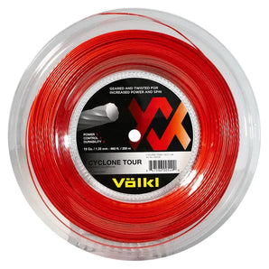 Cyclone Tour 18G/1.20MM Red Reel Tennis String-Strings-Volkl-139624-1-Tennis Express