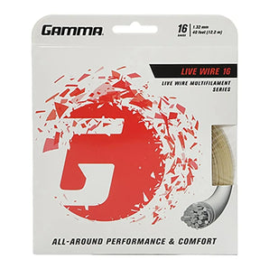 Natural - Live Wire 16g-Strings-Gamma-1492-DEFAULT-L-Tennis Express