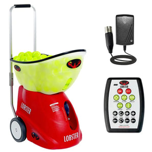 Elite Grand Five with 20-Function Remove Control Ball Machine-Court Equipment-Lobster-14998-DEFAULT-L-Tennis Express