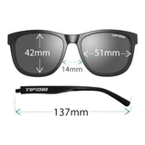 Swank Sunglasses Satin Black with Smoke Bright Blue Lenses-Accessories-Tifosi-1500-400181-3-Tennis Express