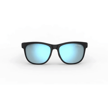 Swank Sunglasses Satin Black with Smoke Bright Blue Lenses-Accessories-Tifosi-1500-400181-4-Tennis Express