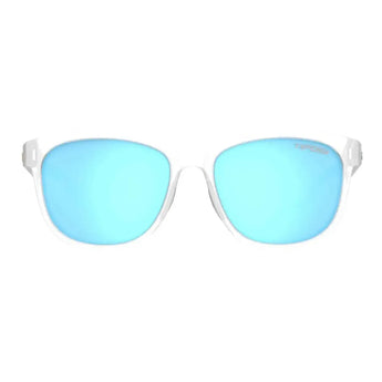 Swank Polarized Sunglasses Satin Clear with Clarion Blue Lenses-Accessories-Tifosi-1500-505355-2-Tennis Express