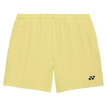 Unisex Tournament Tennis Shorts, Yonex, Pale Yellow, Tennis Express, 15237-PALE-YELLOW-1